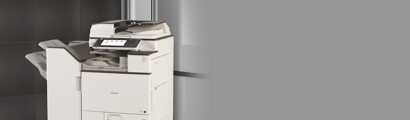 Impresora multifunción láser a color Ricoh Aficio MP C5503 A3/A4 - 55ppm,  copia, impresión, escaneo, red, dúplex automático, 2 bandejas, soporte
